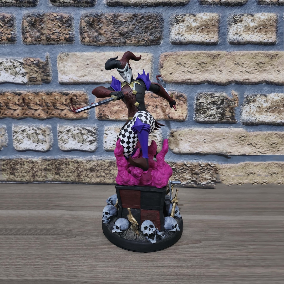 Shaco Figure | League of Legend Statue | Shaco Statue | Arcane Figure ...