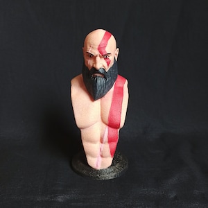 Kratos | Kratos Bust | God Of War Bust | Kratos Figure | God Of War Figure | Collectible Statue | Gift | Birthday Gift | Christmas Gift