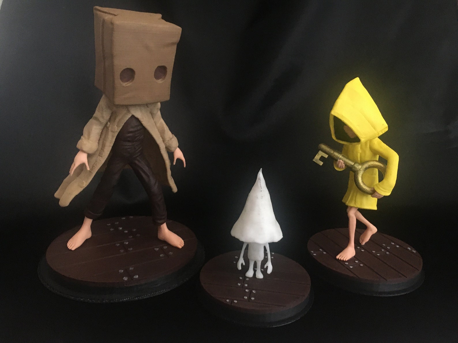 Little Nightmares Figures Mono Six Nomes Little Etsy UK