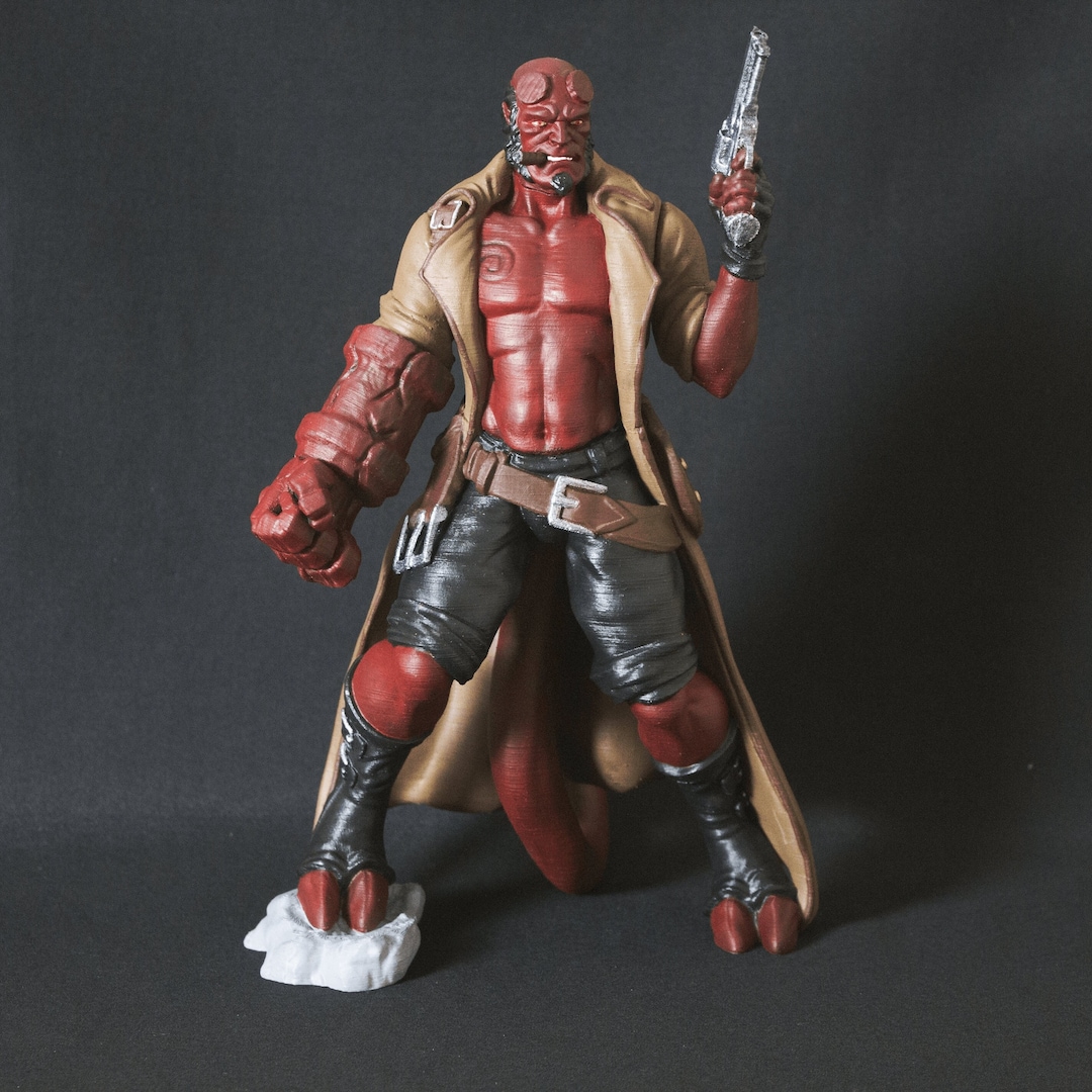 Hellboy Hellboy Figure Hellboy Statue Hellboy Action Figure Hellboy Movie Hellboy Accessory Gift Birthday Gift Etsy