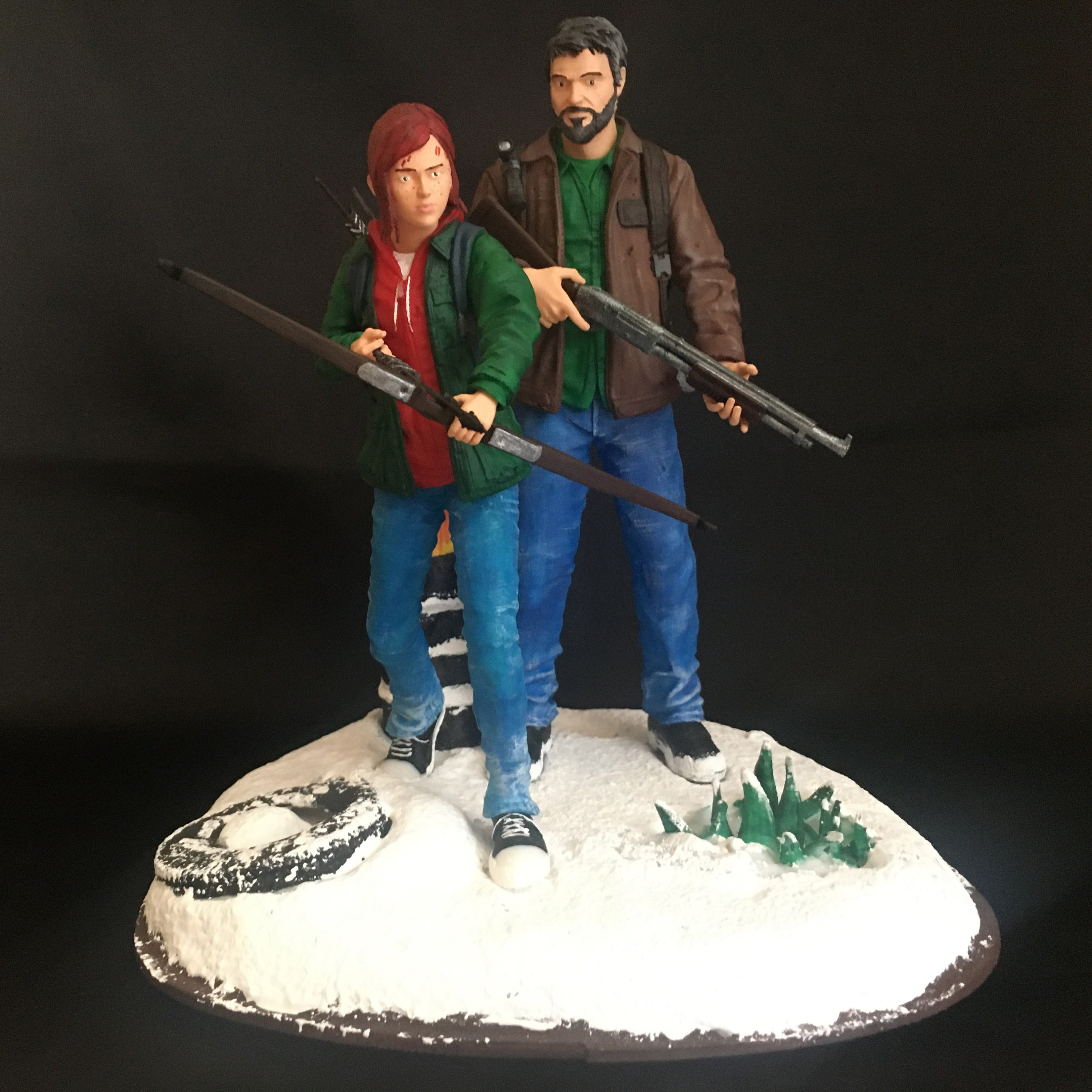 Bbc The Last Of Us 3 Joel & Ellie Vinyl Figures : Target