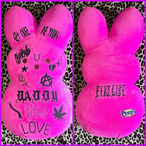 Huge 3ft 38” Lil Peep Tatted Plushies! All Come Tatted! Please Read Full Description!