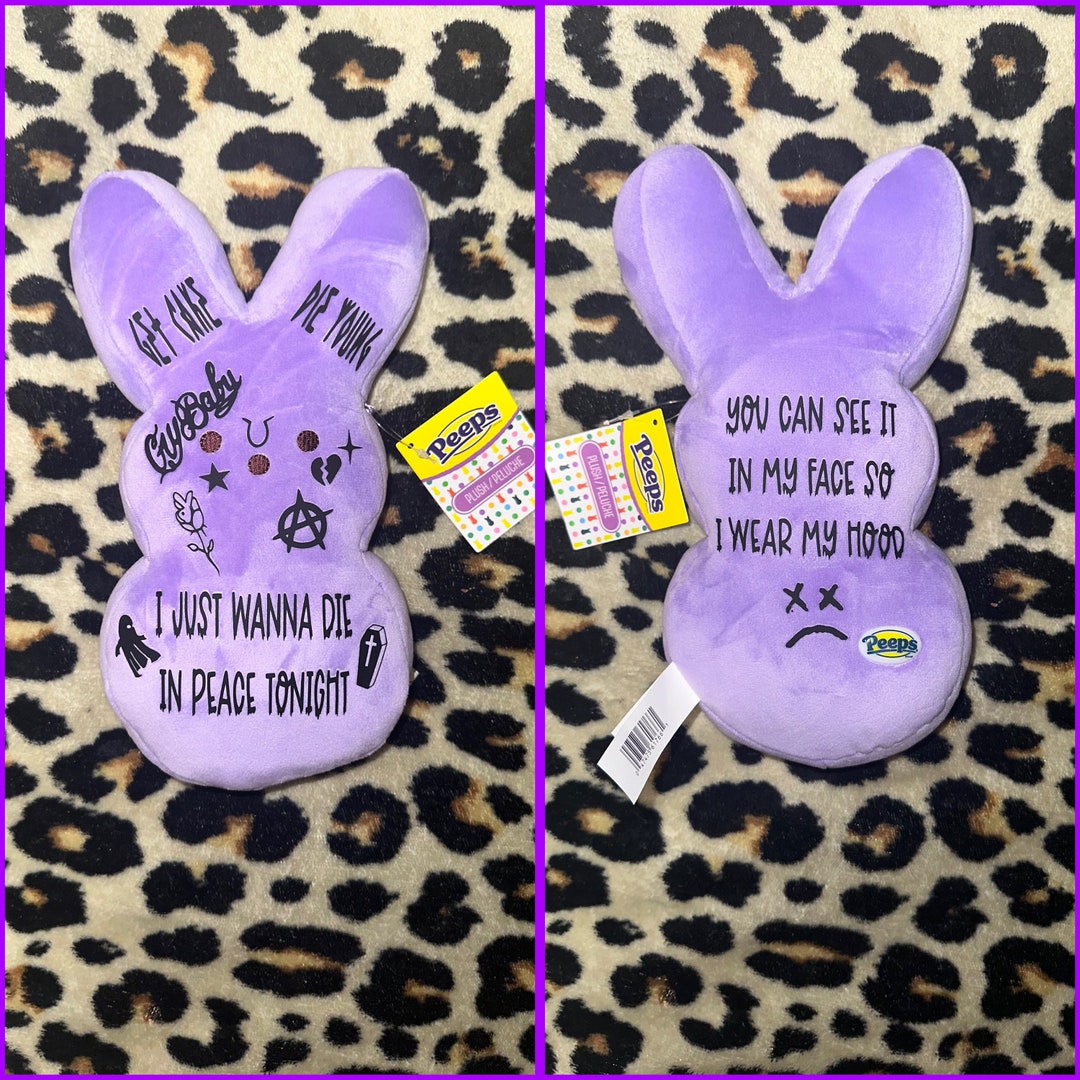 9 Lil Peep Lyrics Tatted Plushies Choose Your Lyrics, Font & Plushie