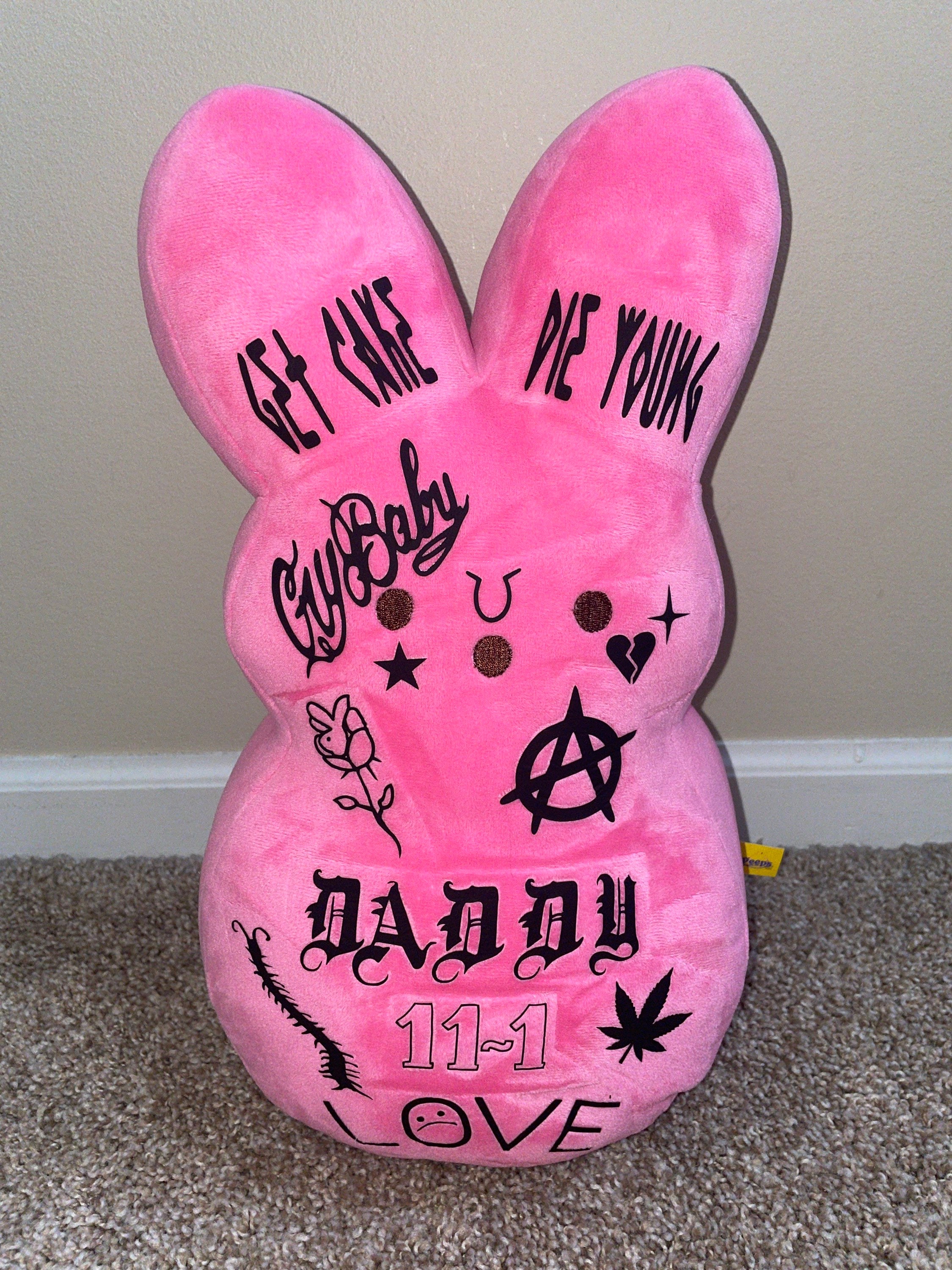 PEEPS® 17 Tie Dye Bunny Plush