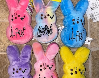 5”/4” Lil Peep Tatted Plushies! Choose Your Color & Design! Please Read Full Description!