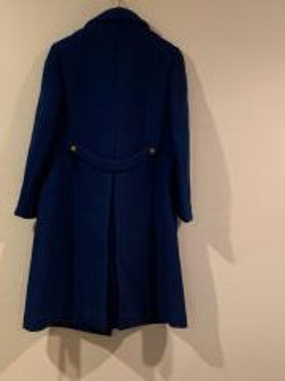 Blue Wool Half Coat