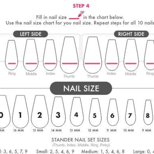 How to Measure Your Nails - Etsy