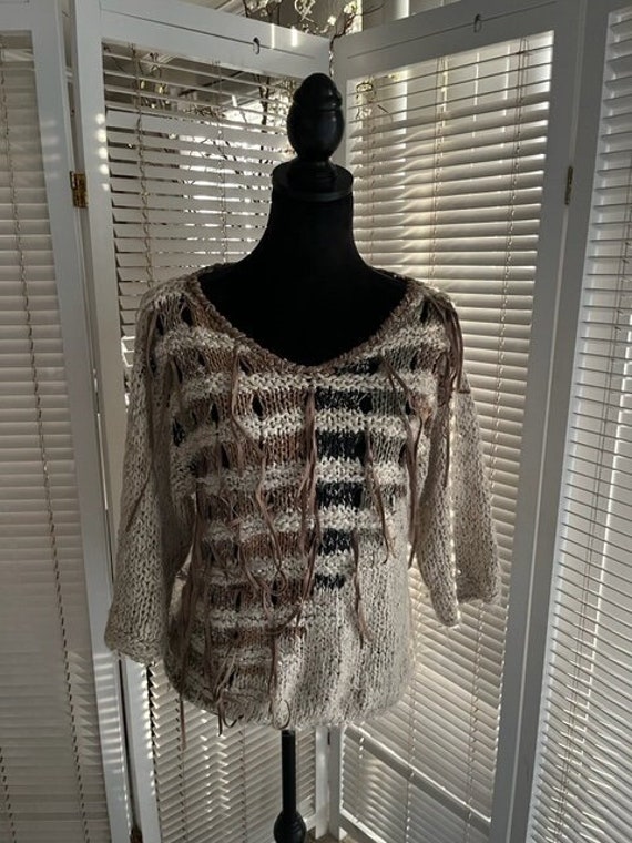 80s Vintage Mariea Kim Wool Sweater - Etsy