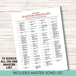 Sommarvibbar Musikbingo – Utskrivbart spel med 300 bingobrickor bild 6