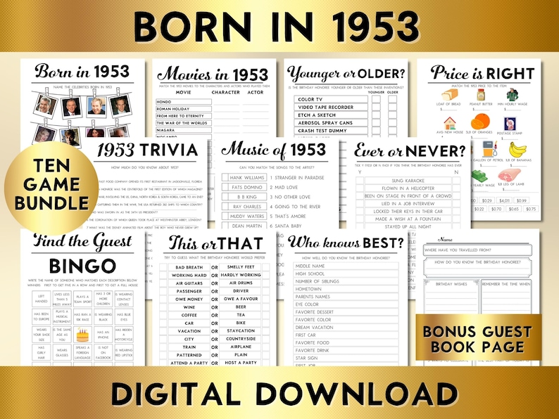 Printable 69th Birthday Party Games Born In 1953 10 Game Etsy UK printable-69th-birthday-party-games-born-in-1953-10-game-etsy-uk