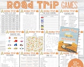 Kids Road Trip Games, Printable Family Road Trip Planner, Car Games, Travel Printables, Road Trip Journal, Family Vacation, Scavenger Hunt