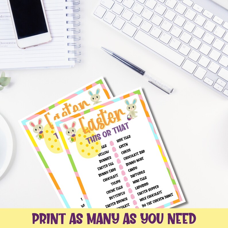Printable Easter Games Bundle, Family Activity (instant Download) - Etsy
