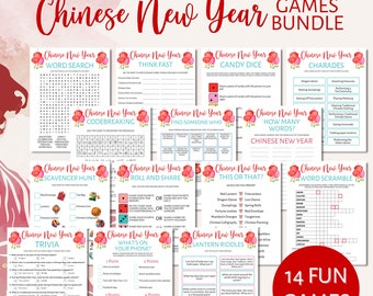 Chinese New Year Party Games, Lunar New Year, 15 Fun Party Games, Family Activities, Classroom