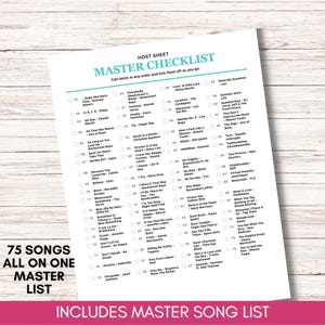 2000s Summer Hits Music Bingo - 200 Cards, Y2K Party Game (Printable)