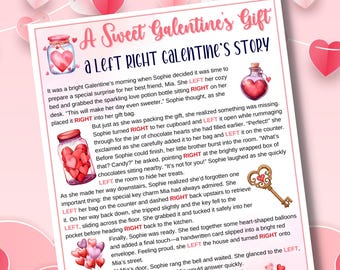 Galentine's Left Right Game: Printable Ladies Night Party (PDF)