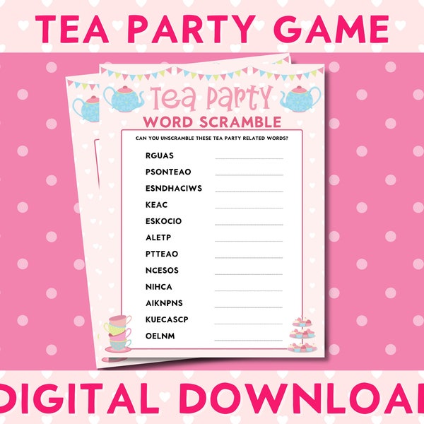 Word Party Birthday - Etsy