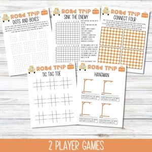 Kids Road Trip Games, Printable Family Road Trip Planner, Car Games, Travel Printables, Road Trip Journal, Family Vacation, Scavenger Hunt