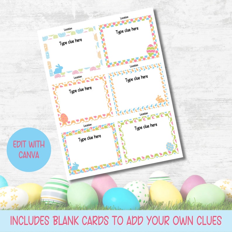 Easter Scavenger Hunt For Kids, Indoor Outdoor Easter Game, Treasure Hunt Clues, Easter Hunt Clues, Easter Egg Hunt, Kids Easter Activities