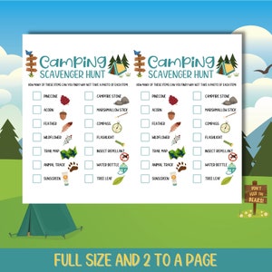 Camping Activities, Camping Games Kids Families Adults, Printable, Family Fun, Camping Trip, Summer Camp, End Of School Activities