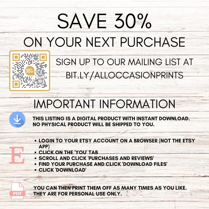 1950s & 60s Rock 'n' Roll Music Bingo Game – Printable Retro Party Game – 100 Unique Cards – Instant Download – Rock and Roll Bingo