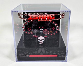 The Binding of Isaac Afterbirth - Diorama cube avec son et lumière LED - Cadeau parfait pour les amateurs de The Binding of Isaac