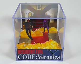 バイオハザード コードベロニカX 額入りプリント広告/ポスター