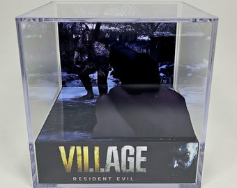 Resident Evil 8 Village - Diorama Cube with Sound and LED Light - Gamer gift for Resident Evil fans