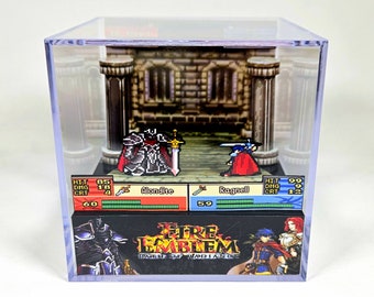 Fire Emblem Path of Radiance - Diorama cube avec son et lumière LED - Déco gamer pour les amateurs de Fire Embler