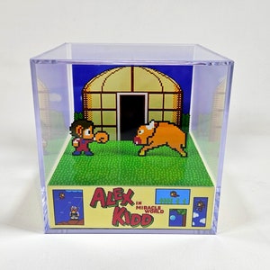 Alex Kidd in Miracle World SEGA - Diorama Cube with Sound and LED Light - Alex Kidd vs. OX