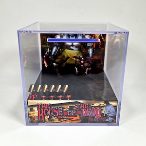 The House of the Dead 2 Judgment Boss Battle - Diorama Cube with Sound and LED Light - Gamer decor for The House of the Dead lovers