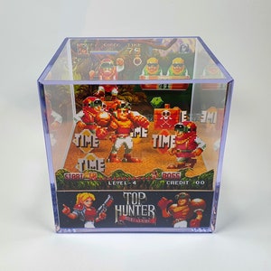 Top Hunter - Diorama Cube with Sound and LED Light - Gaming decoration for Neo Geo lovers