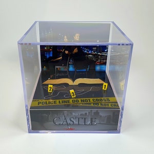 Castle (TV Show) - Diorama Cube with Sound and LED Light - Richard Castle & Kate Beckett