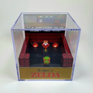 The Legend of Zelda - Diorama Cube with Sound and LED Light - Miniature decor for Zelda lovers