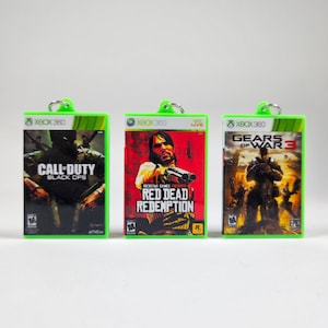 Porte-clés de jeu miniature XBOX 360 PERSONNALISABLE - Imperméable et anti-rayures de qualité supérieure - Cadeau parfait pour les joueurs