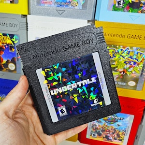 Undertale Switch ゲームケース - レトロゲームボーイスタイル - 3D プリントカートリッジホルダー - ハンドメイドゲーマーギフト