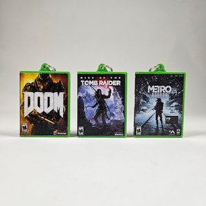 Porte-clés de jeu miniature XBOX ONE PERSONNALISABLE - Imperméable et anti-rayures de qualité supérieure - Cadeau parfait pour les joueurs