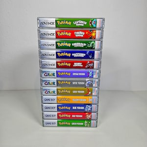 ポケモン ゲームボーイ カセット ケース 12 個セット - ゲームを整理整頓 - ポケモン ゲームを保管するのに最適なケース