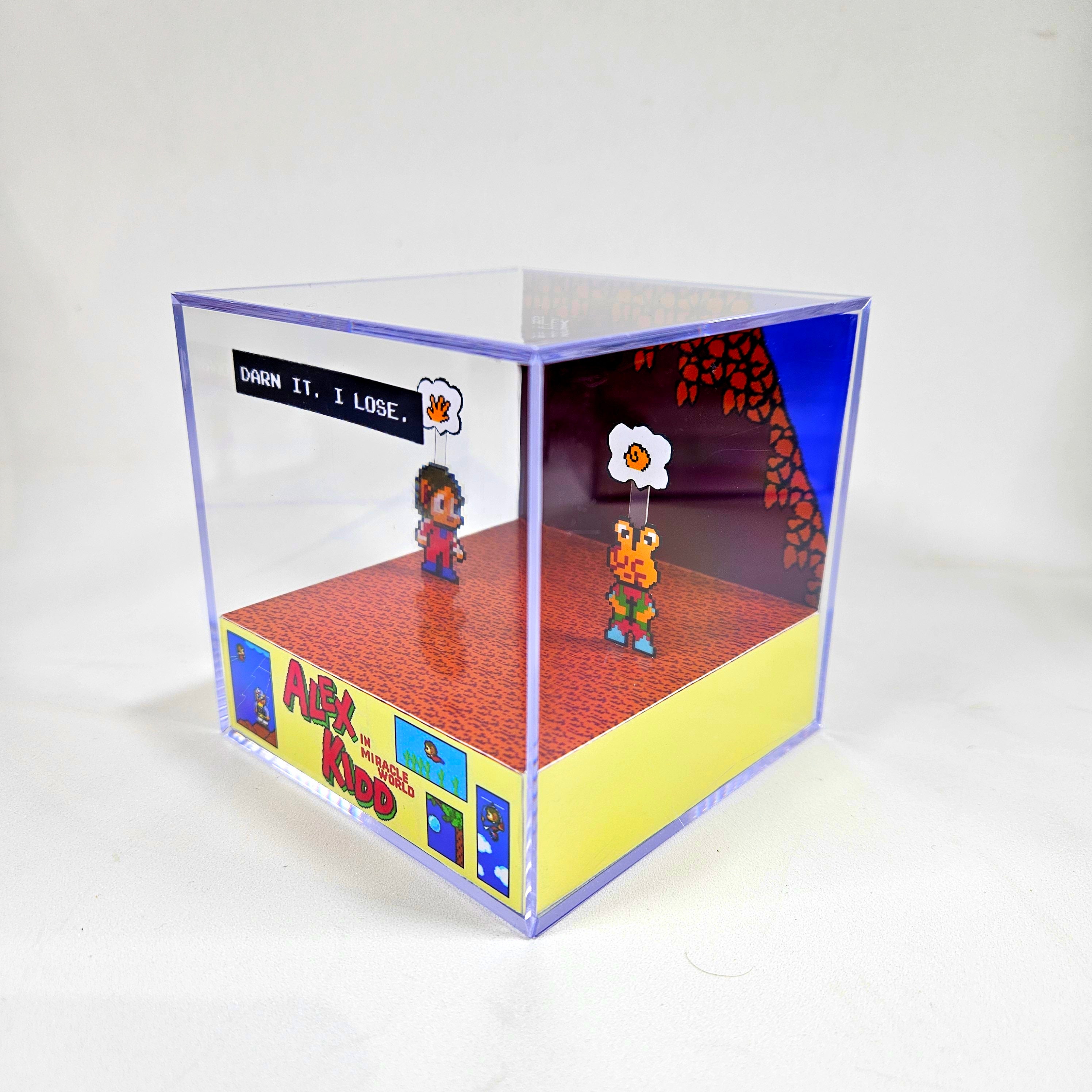 Onedrop diorama クリア Zelda Ocarina of Time Cube - DIY Diorama Cube Papercraft