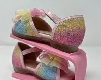 Shoe Stacker for Kids (Sold as Pairs - Set of 2)- the best space-saving storage shoe organizer for kids, toddlers, and even young teens.