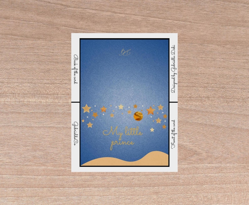 Printable Folded Valentine's Day Card, Instant Download, 7x10 Inch Card ...