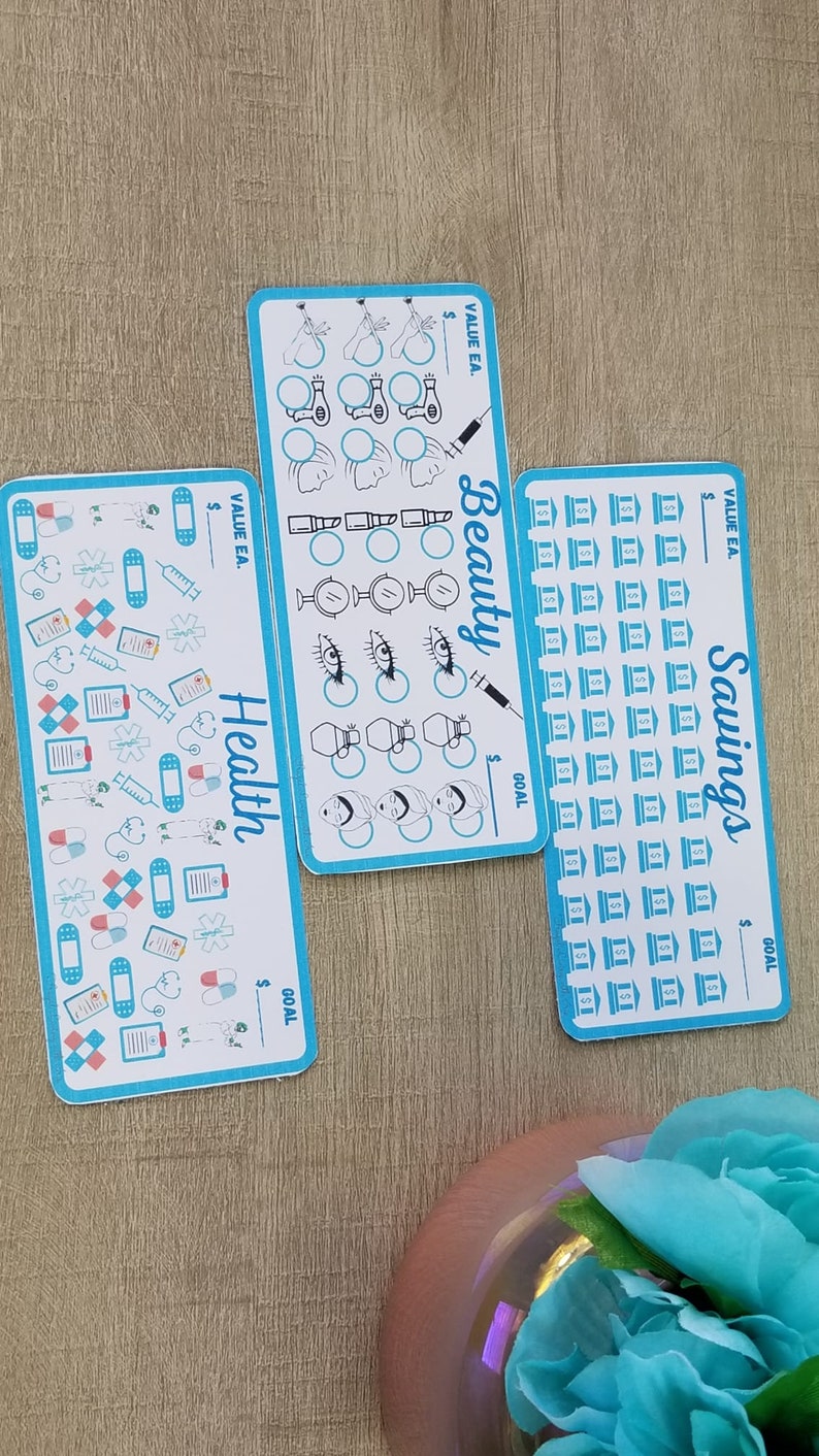 Paket med 24 sparkort | A6-budgetpärm, sparutmaningar | Sparutmaningar med kontantkuvert | Digital nedladdning | Kontantbudgetering bild 7