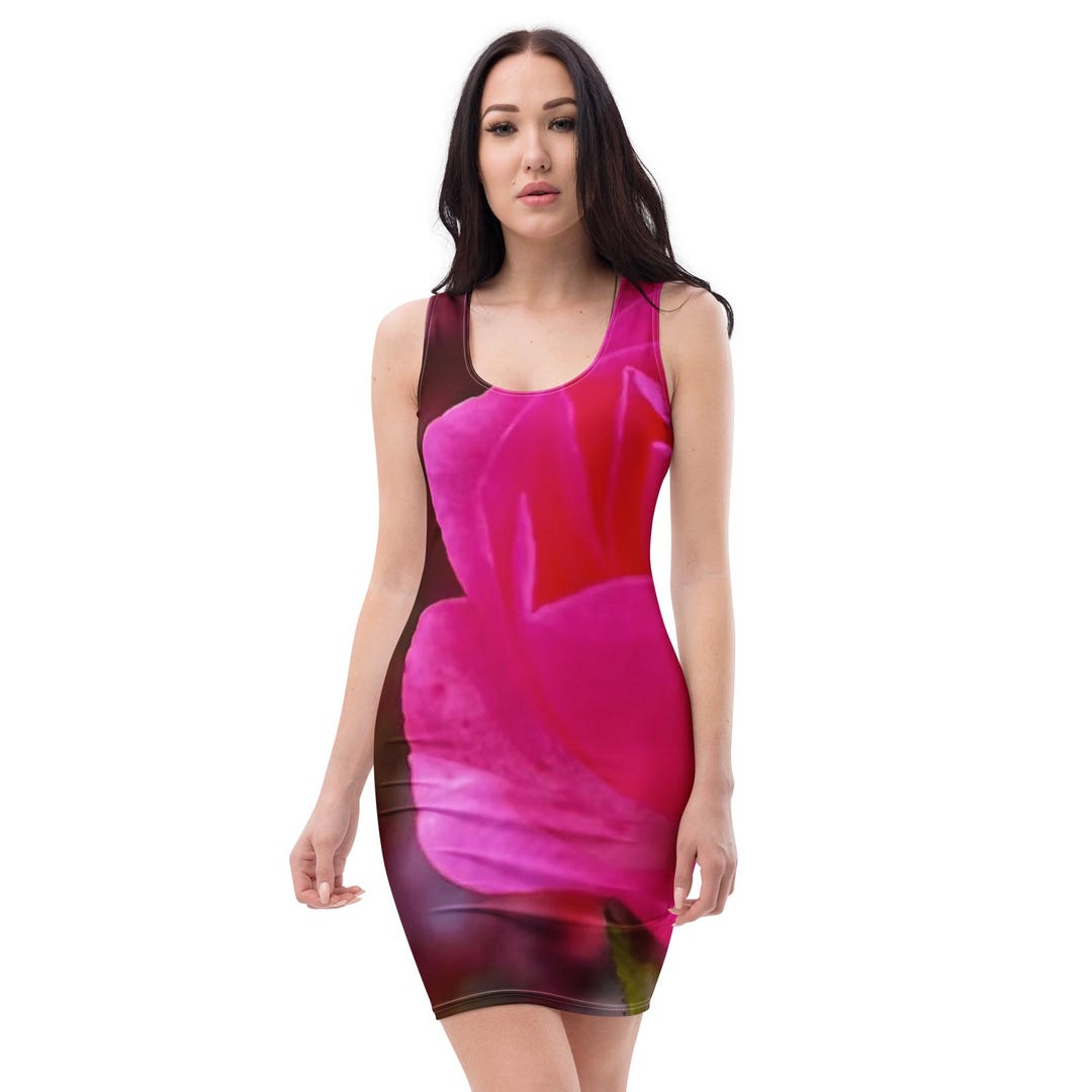 pink and red bodycon dress Ruched Sweetheart Mesh Maxi Dress