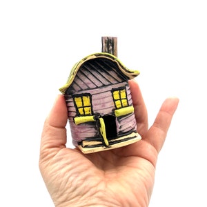 Minature pink house.