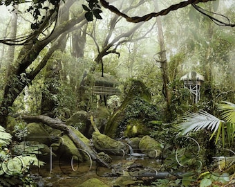 Jungle Treehouse | Digital Print