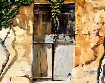 Leafy Door | Art Print