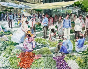 Street Market | Art Print