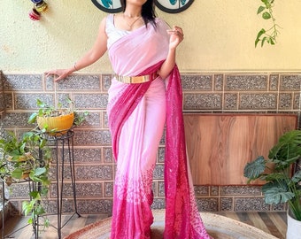 Ready to Wear Georgette Saree