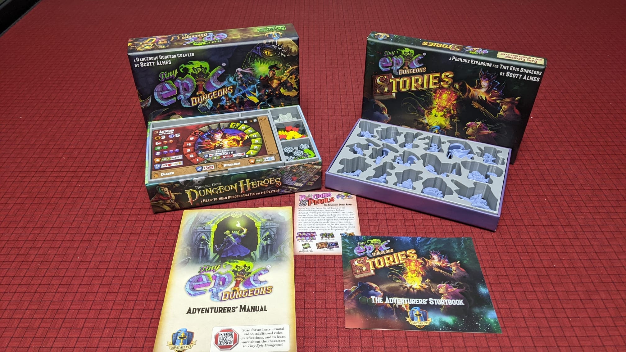 Tiny Epic Dungeons Deluxe Minis Board Game Insert Etsy