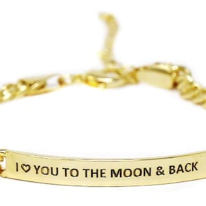 Carnelian Love you to the Moon reversible Bracelet – Alisa Michelle