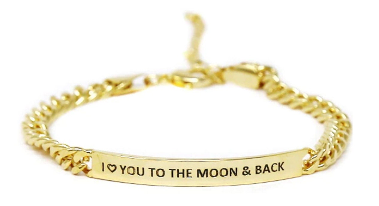 Carnelian Love you to the Moon reversible Bracelet – Alisa Michelle